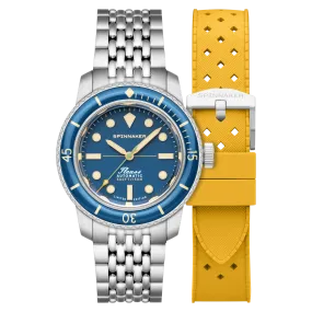 Spinnaker Fleuss 40 Automatic 145TH Limited Edition Ocean Blue Men's Watch SP-5133-33