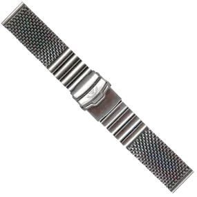 Squale Mesh Steel Bracelet Polished 22mm