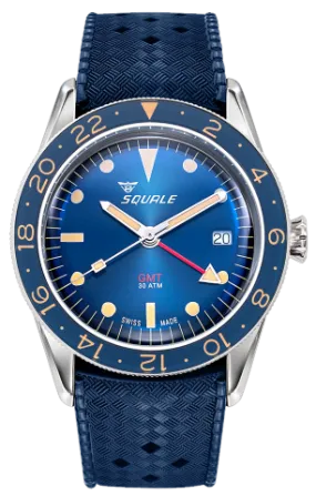 Squale Sub-39 GMT Vintage Blue SUB-39GMTB.HTB