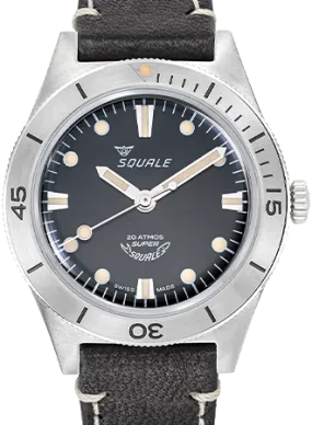 Super-Squale Sunray Black - Leather
