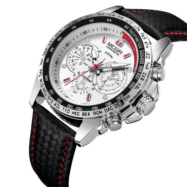 Top Luxury Quartz Watch Men Fashion Casual Luminous Waterproof Clock  from MEGIR Brand