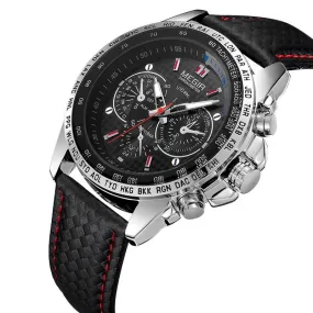 Top Luxury Quartz Watch Men Fashion Casual Luminous Waterproof Clock  from MEGIR Brand