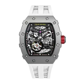 Tsar Bomba 43mm White Elemental Series Automatic Watch