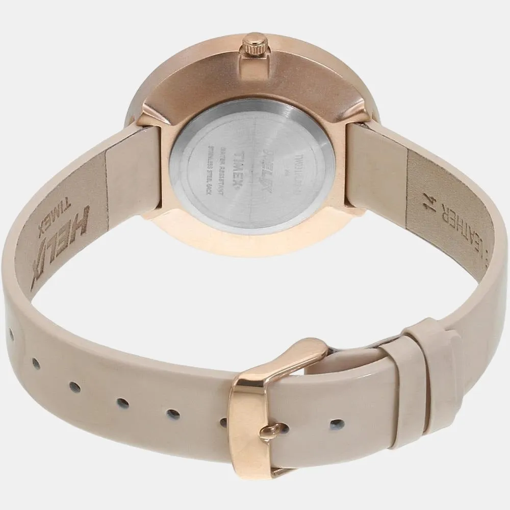 Women Analog Leather Watch TW031HL08