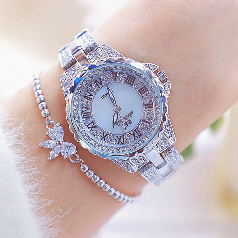 Women's Luxury Quartz Analog Stainless Steel Water Proof Watch