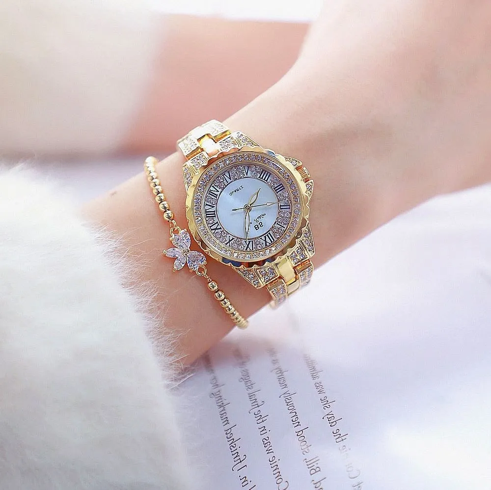 Women's Luxury Quartz Analog Stainless Steel Water Proof Watch