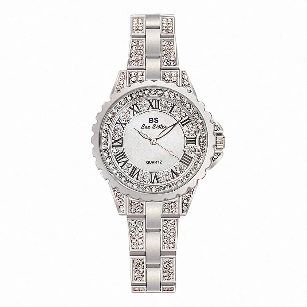 Women's Luxury Quartz Analog Stainless Steel Water Proof Watch