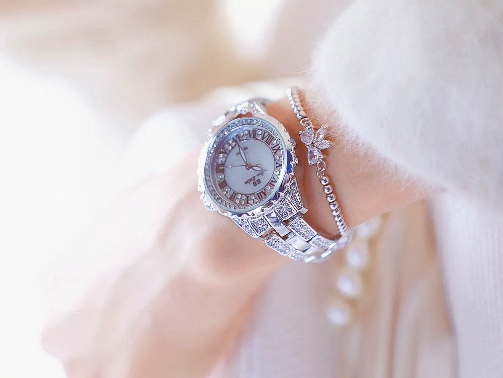 Women's Luxury Quartz Analog Stainless Steel Water Proof Watch
