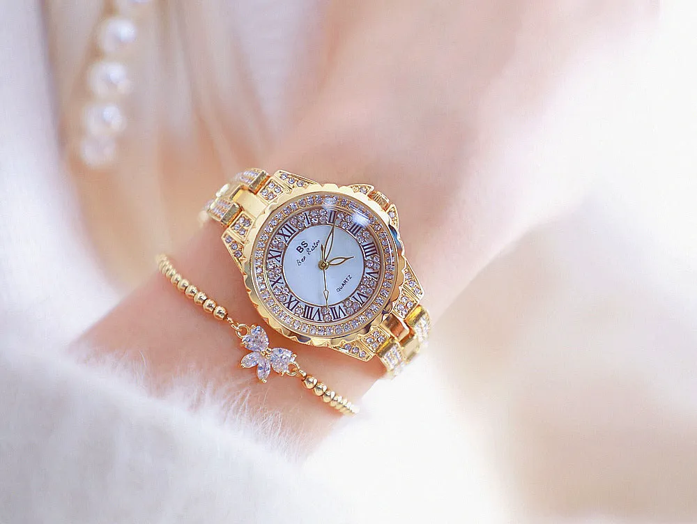 Women's Luxury Quartz Analog Stainless Steel Water Proof Watch