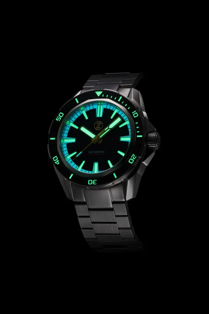 Zelos Swordfish Black Sand PVD NH35
